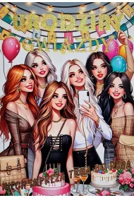 Yeku Karnet 3K Urodziny gwiazdy, damskie (17,5x12,5cm) 3K 046