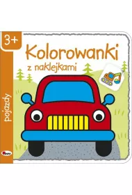 Pojazdy kolorowanki z naklejkami