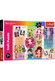 Puzzle 200 el. Przyja�� Rainbow High Trefl