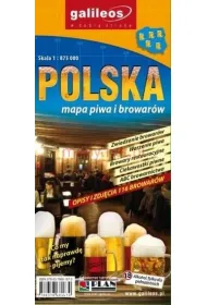 Mapa piwa i browar�w - Polska 1:875 000