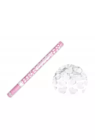 PartyDeco Tuba z sercami bia�ymi 80cm