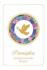 PAMIATKA KOMUNII 170X240 GOLAB ZS