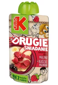 Kubu Drugie niadanie Mus jabko banan aronia malina + kasza manna 100 g