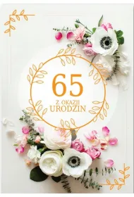 Trend Kartka okoliczno�ciowa Urodziny 65