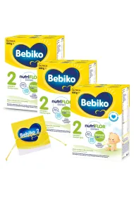 Bebiko Zestaw 2 Mleko nastpne dla niemowlt powyej 6. miesica ycia + bransoletka gratis 3 x 600 g + 1 szt.