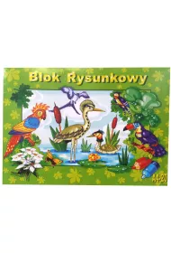 Blok rysunkowy Kreska A4/20 kartek - biay