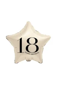 Godan BALON FOL GWIAZDA 18 KREM 44CM GO B/C