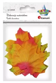Titanum Li�cie klonu materia�owe wielokolorowe 80 x 75 mm
