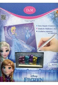 Revontuli Toys Oy Obrazek II Elsa cekiny Kraina Lodu. STNUX