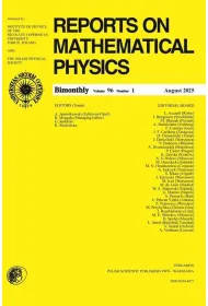 Reports On Mathematical Physics 96/1 Pergamon