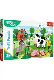 Puzzle maxi 24 el. Trefliki na wsi