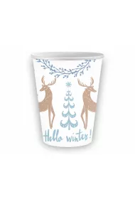 Godan Kubeczki papierowy Hello Winter 250ml 6 szt.