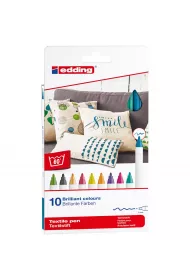 Edding Markery do tkanin 10 szt.