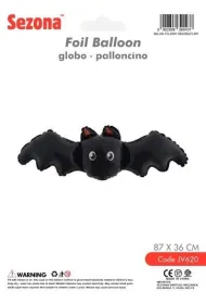 Balon Halloween Nietoperz 87x36cm