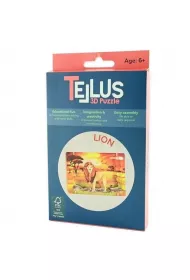Puzzle Drewniany rozkadany teatrzyk 3D - Lew Robe