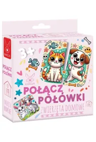 Puzzle Po��cz po��wki. Zwierz�ta Domowe Kangur