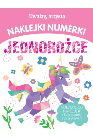 Uwa�ny artysta. Naklejki numerki. Jednoro�ce