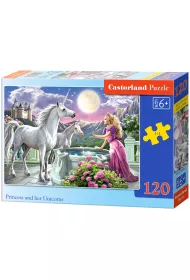 Puzzle 120 el. Ksiniczka i jej Jednoroce Castorland