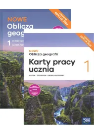 Pakiet NOWE Oblicza geografii 1. Podr�cznik i karty pracy ucznia. Liceum i technikum. Zakres podstawowy. Edycja 2024