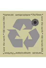Ziemia Obiecana Karteczki samoprzylepne eko 75x75 mm 100 kartek