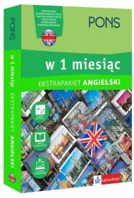 Ekstrapakiet. Angielski w 1 miesi�c z 3 tablicami j�zykowymi i kursem online