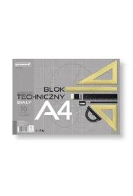 Penword Blok techniczny A4 Premium bia�y 160g 10 arkuszy