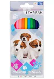 Starpak Kredki owkowe Cuties 12 szt.