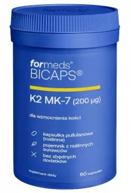 Formeds Bicaps Witamina K2 Mk7 odporno suplement diety 60 kaps.