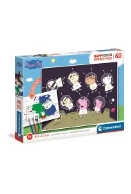 Puzzle 60 el. Happy color. �winka Peppa Clementoni