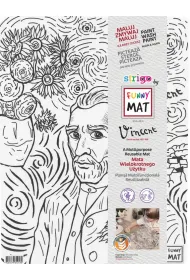 Funny Mat Transparent - Picasso. Mata do kolorowania wielokrotnego u�ytku Strigo