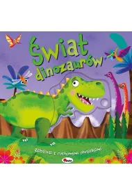 wiat dinozaurw. Zabawa z ruchomymi obrazkami