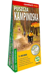 Puszcza Kampinoska laminowana mapa turystyczna 1:40 000