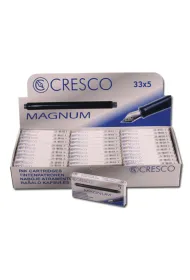 Cresco Naboje atramentowe niebieskie, d�ugie, Magnum 5 szt.