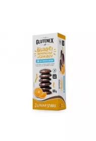 Glutenex Biszkopty pomara�czowe w czekoladzie bez dodatku cukru 80 g