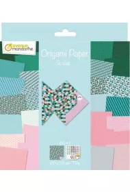 Avenue Mandarine Papier origami Scales 20 x 20 cm 60 kartek