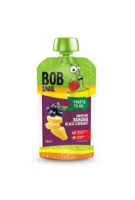 Bob Snail Smoothie banan - czarna porzeczka 120 g