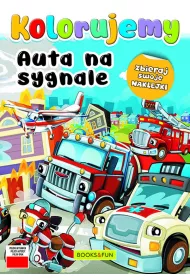 Auta na sygnale. Kolorujemy