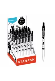 Starpak D�ugopis automatyczny Cat 36 szt.