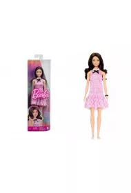 Barbie lalka Fashionistas sukienka rowa kratka Mattel