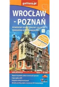 Mapa wodoodporna rowerowa - Wroc�aw - Pozna�