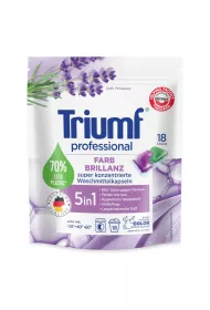 Triumf Kapsuki do prania kolorowych tkanin 2w1 Farb-Brillanz 18 szt.