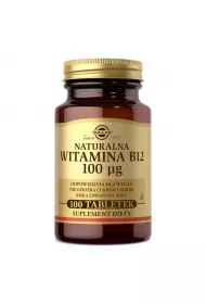 Solgar Naturalna witamina B12 100 mcg - suplement diety 100 tab.