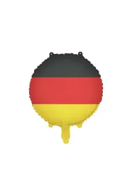 PartyDeco Balon foliowy Flaga Niemiec 35cm