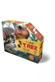 Puzzle konturowe 100 el. I am - T-Rex Madd Capp