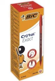 Bic Dugopis Cristal Exact czerwony 20 szt.
