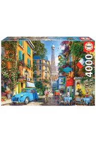 Puzzle 4000 el. Uliczka w Pary�u Educa