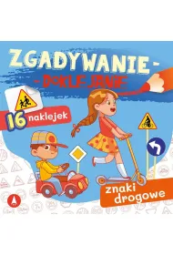 Ksi��eczka edu.155X155 Zgadywanie-doklejanie. Znaki drogowe   NAKLEJKI SKRZAT 073782