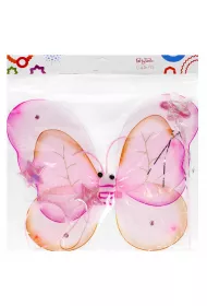 Arpex Ozdoba karnawa�owa skrzyd�a z akcesoriami Motyl r�owy