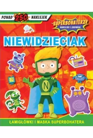 Superbohaterzy Naklejki i zadania. Niewidzieciak