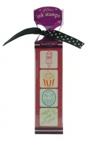 Zestaw stempli z tuszem - Sugar and Spice Santoro